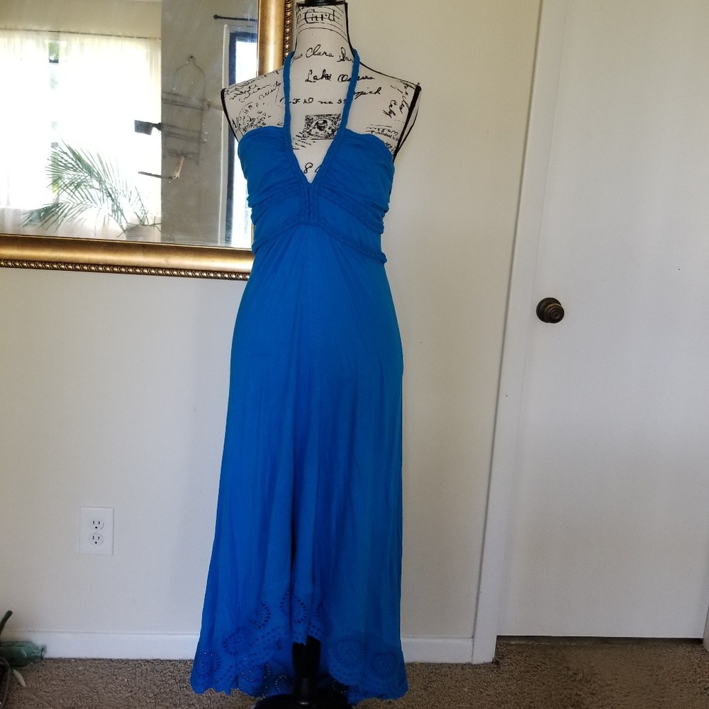High Low Halter Dress